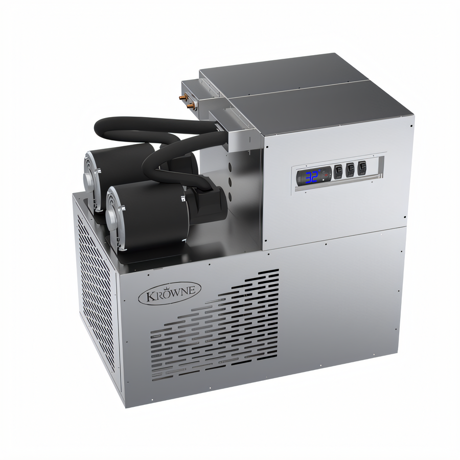Product image #1 for Krowne Air-Cooled Draft Beverage System Power Pack, Stainless Steel, 120V, 27 x 17 x 24.5 Inches