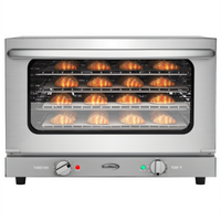 KoolMore 23-Inch Countertop Half-Size Electric Convection Oven, 4-Rack, 120V, Stainless Steel
