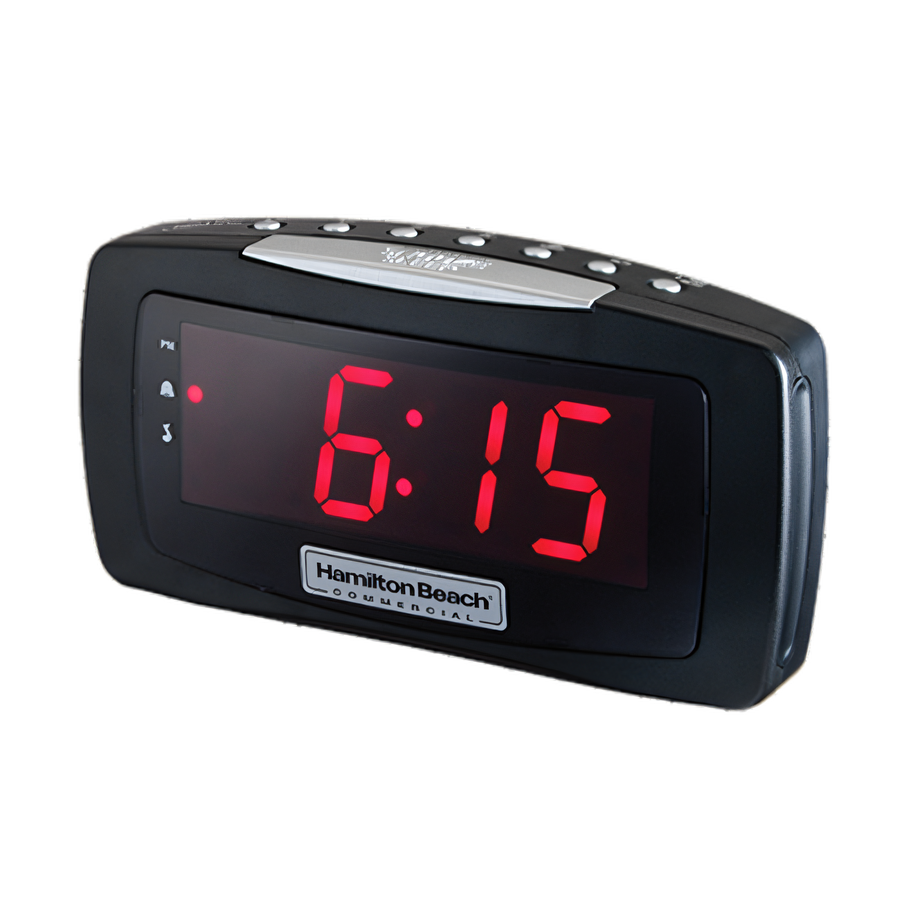 Product image #1 for Hamilton Beach Commercial Digital AM/FM Hotel Alarm Clock Radio with 1.2-Inch Display