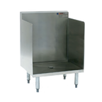 Thumbnail image #1 for Eagle Group 1800 Series GR12-18 12-Inch Open Top Underbar Glass Rack Storage Unit, 304 Stainless Steel, Open Front Base, 3-1/2-Inch Backsplash