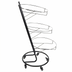 Thumbnail image #1 for Omcan USA 3-Tier Metal Buffet Display Stand with Casters, Black