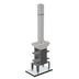 Thumbnail image #1 for Avtec SimpleSpec Island Conveyor Pizza Oven Hood with 96-Inch Duct Enclosure, 40 x 24 x 12 Inches, for 20 x 20-22 Inch Chambers