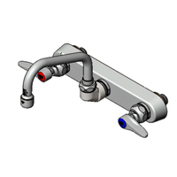 T&S Brass B-1125 Workboard Faucet with 6-Inch Swing Nozzle, 8-Inch Centers