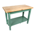 Thumbnail image #1 for John Boos Classic Country 60-Inch x 36-Inch Wood Top Work Table with Slatted Undershelf