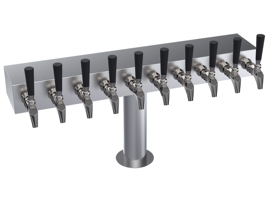 Product image #1 for Krowne 10-Faucet T-Head Glycol-Cooled Beer Tower