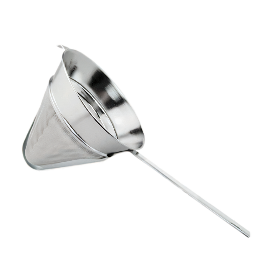 Product image #1 for Stainless Steel Bouillon Strainer, 8-1/2-Inch Diameter, 40 Mesh, Flat Handle