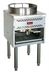 Thumbnail image #1 for Omcan Single Bowl Liquid Propane Floor Model Wok Range with 16-Inch Ring, 125,000 BTU