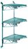 Thumbnail image #1 for Quantum Wall-Mounted Cantilever Starter Shelving Unit with 3 Wire Shelves
