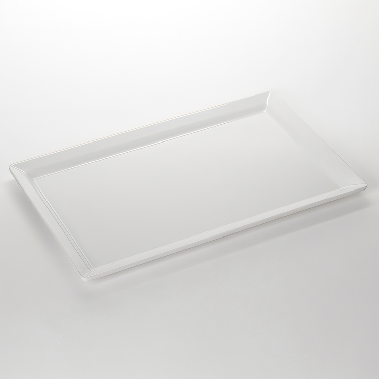 Product image #1 for American Metalcraft Full-Size 21-Inch Rectangular Melamine Platter, White