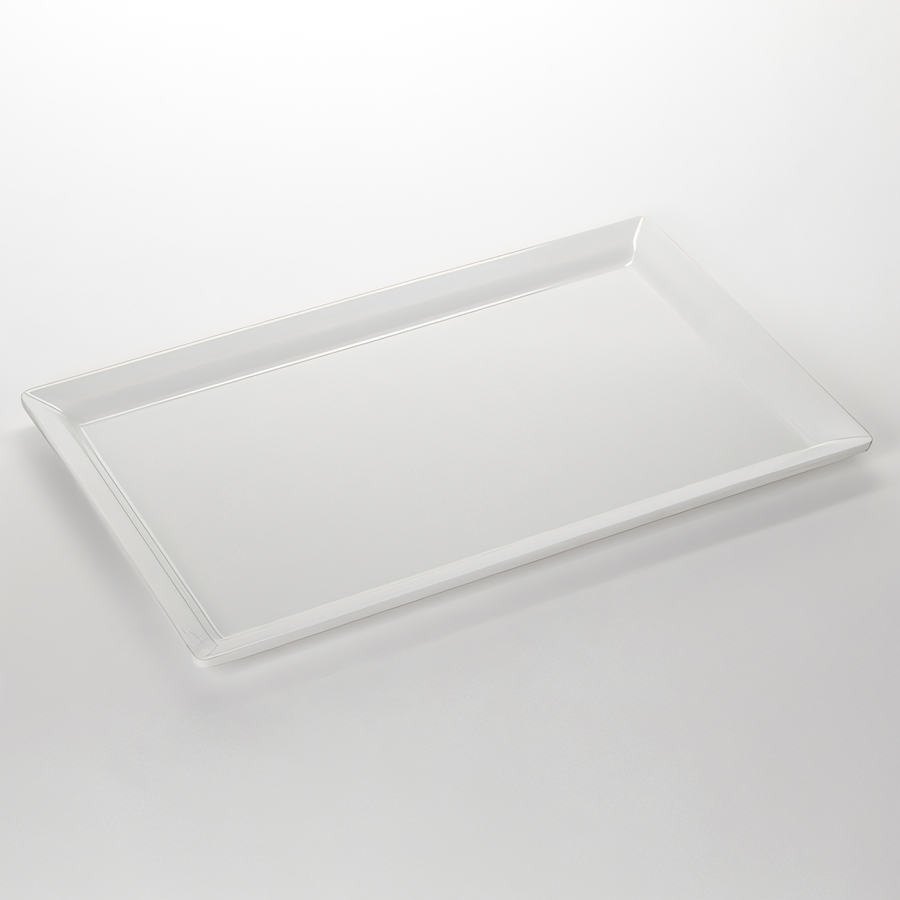 Product image #1 for American Metalcraft Full-Size 21-Inch Rectangular Melamine Platter, White