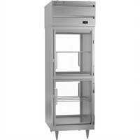 Beverage-Air P Series One-Section Top-Mount Pass-Thru Freezer with 4 Half Glass Doors, 22.9 Cu. Ft.