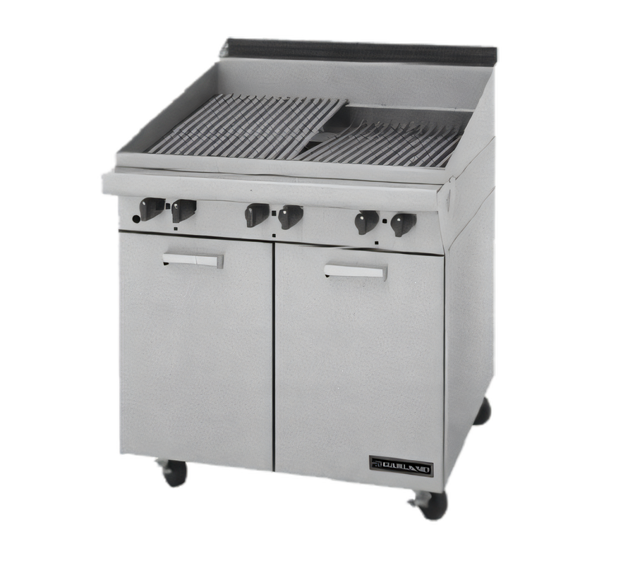 Product image #1 for Garland Master Series 24-Inch Range-Match Modular Gas Charbroiler with Briquettes and Flat/Tilt Grates