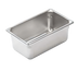 Thumbnail image #1 for Vollrath Super Pan V® 1/9 Size Solid Hotel Pan, 4-Inch Deep, 300 Series Stainless Steel