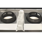 Thumbnail image #1 for Town Equipment 229205 Between-Chamber Stainless Steel Spice Shelf/Tray for Wok Ranges, Holds Five Pans