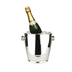 Thumbnail image #1 for Winco Deluxe Non-Insulated Stainless Steel Wine Bucket, 4 Qt., Mirror Finish