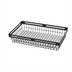 Thumbnail image #1 for American Metalcraft BNRB159 Black Rectangular Nestable Metal Serving Basket, 15 x 9 Inch