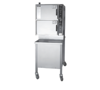Groen HyperSteam HY-6G Gas Convection Steamer with 2 Compartments, Twin Generators and Cabinet Base