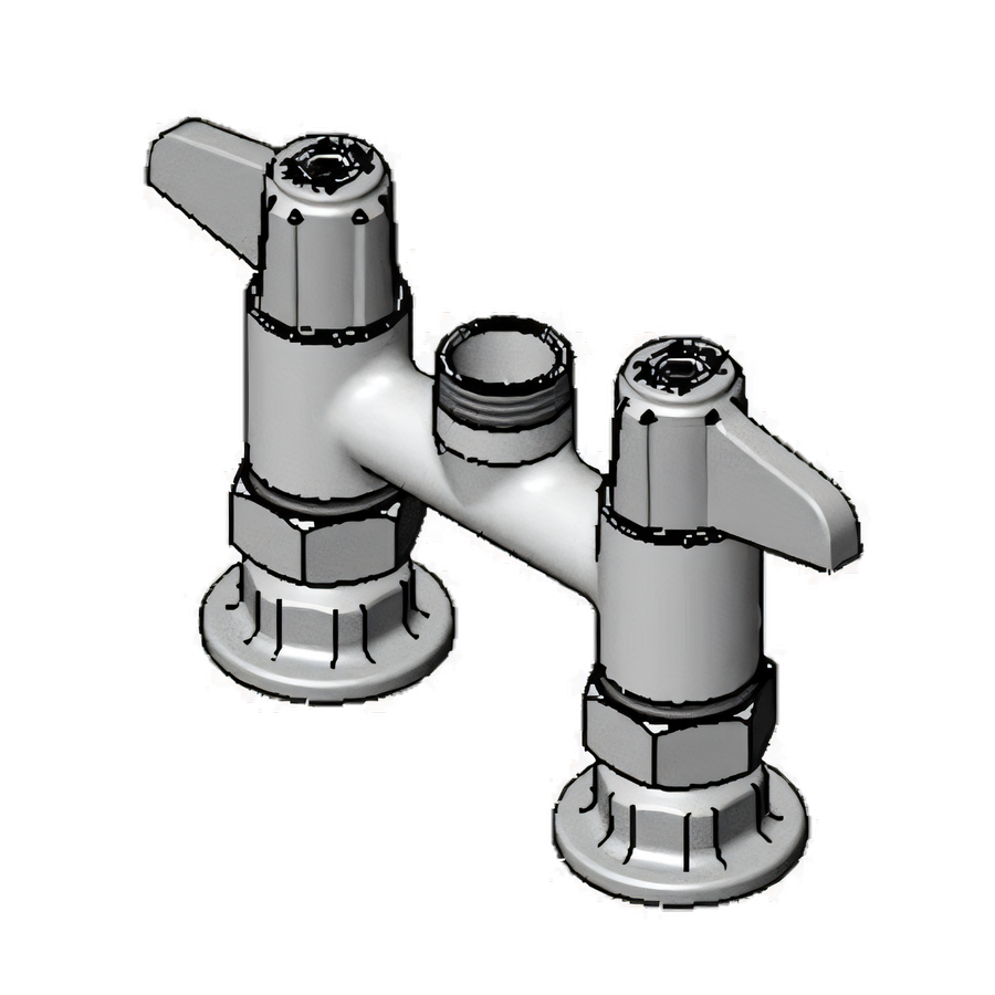 Product image #1 for equip 4-Inch Center Deck Mount Mixing Faucet, Less Nozzle, Swivel Outlet
