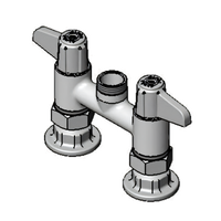 equip 4-Inch Center Deck Mount Mixing Faucet, Less Nozzle, Swivel Outlet