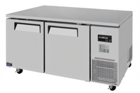 Turbo Air J Series 67-Inch Two-Section Side-Mount Undercounter Freezer, 19 Cu. Ft.