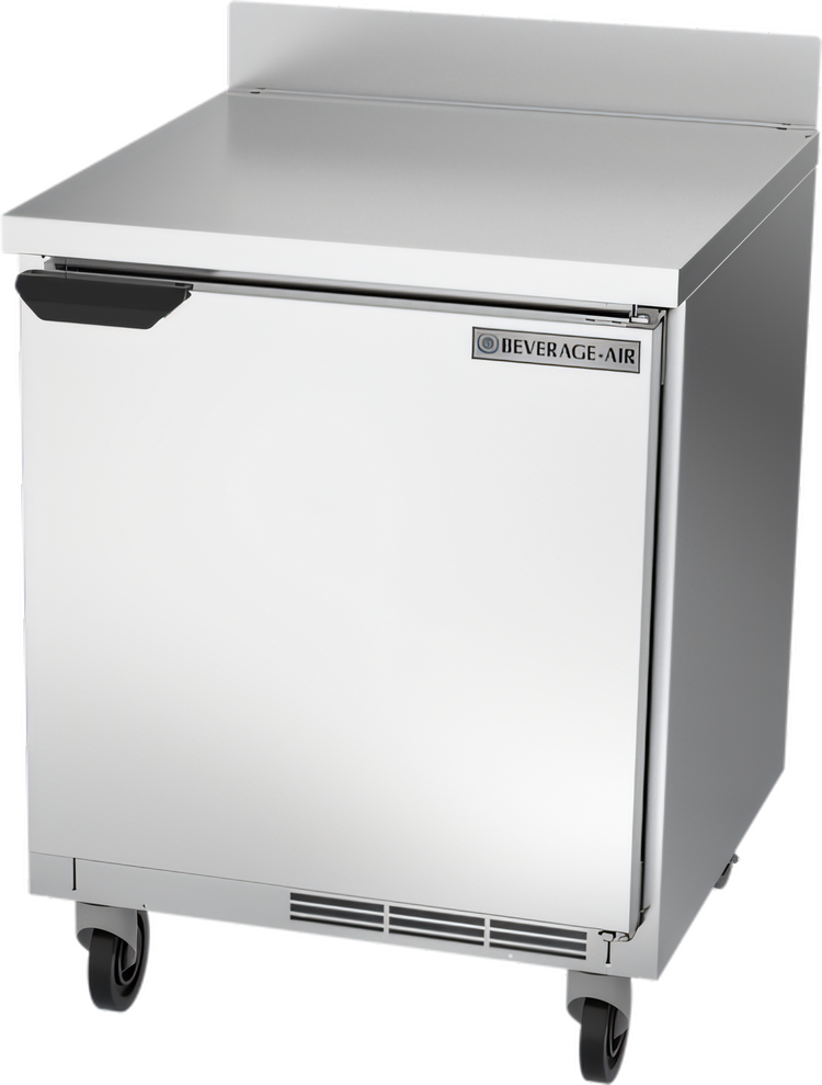 Product image #2 for Beverage-Air WTR27HC 27-Inch One-Section Worktop Refrigerator, 5.25 Cu. Ft., Solid Door