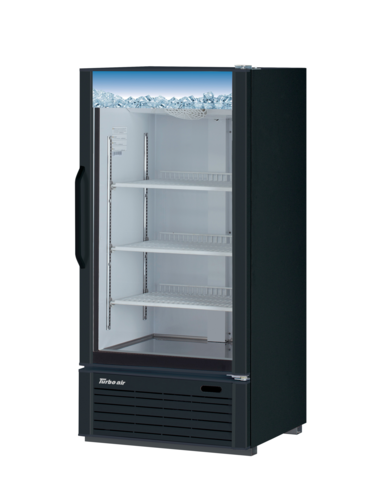 Product image #1 for Turbo Air TGM-10B-N6 Single-Section Glass Door Refrigerator Merchandiser, 8.93 Cu. Ft.