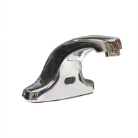BK Resources 4-Inch Deck Mount Motion-Sensor Faucet with Fixed Spout and Mixing Valve