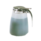 Thumbnail image #1 for Vollrath Dripcut® 2748 48 oz Tabletop Syrup Dispenser with White Polyethylene Jar and Chrome-Plated Top Case of 6