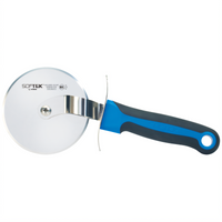 Winco 4-Inch Wheel Pizza Cutter with Softek Handle, Blue