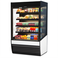 Federal Industries Vision Series VRSS4878S 47.25 Inch High Profile Refrigerated Self-Serve Merchandiser with Square Ends