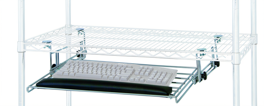 Product image #1 for Quantum Adjustable Keyboard Shelf for Commercial Shelving, 25-1/4 x 15 x 4-1/4 Inch