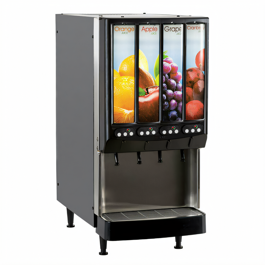 Product image #1 for BUNN Silver Series 4-Flavor Cold Beverage System with Portion Control and Lighted Door