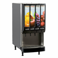 BUNN Silver Series 4-Flavor Cold Beverage System with Portion Control and Lighted Door