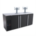 Thumbnail image #1 for 80-Inch Dual-Temperature Three-Section Commercial Beverage Station Beer Dispenser with 8 Faucets