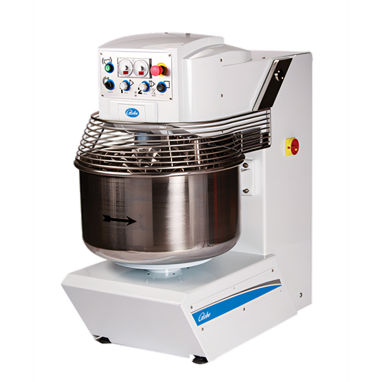 Product image #1 for Globe GSM130 130 lb 2-Speed Spiral Floor Dough Mixer