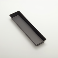American Metalcraft Rectangular Hard Coat Anodized Aluminum Long Pizza Pan, 16 x 4 x 1-5/8 Inches