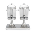Thumbnail image #1 for Cash & Carry Double 2-Gallon Beverage Dispenser with Stainless Steel Ice Core