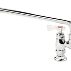 Thumbnail image #1 for Krowne Royal Series 15-414L Manual Faucet, 4-Inch Center Raised Deck Mount, 14-Inch Swing Spout, Ceramic Valves, Low Lead