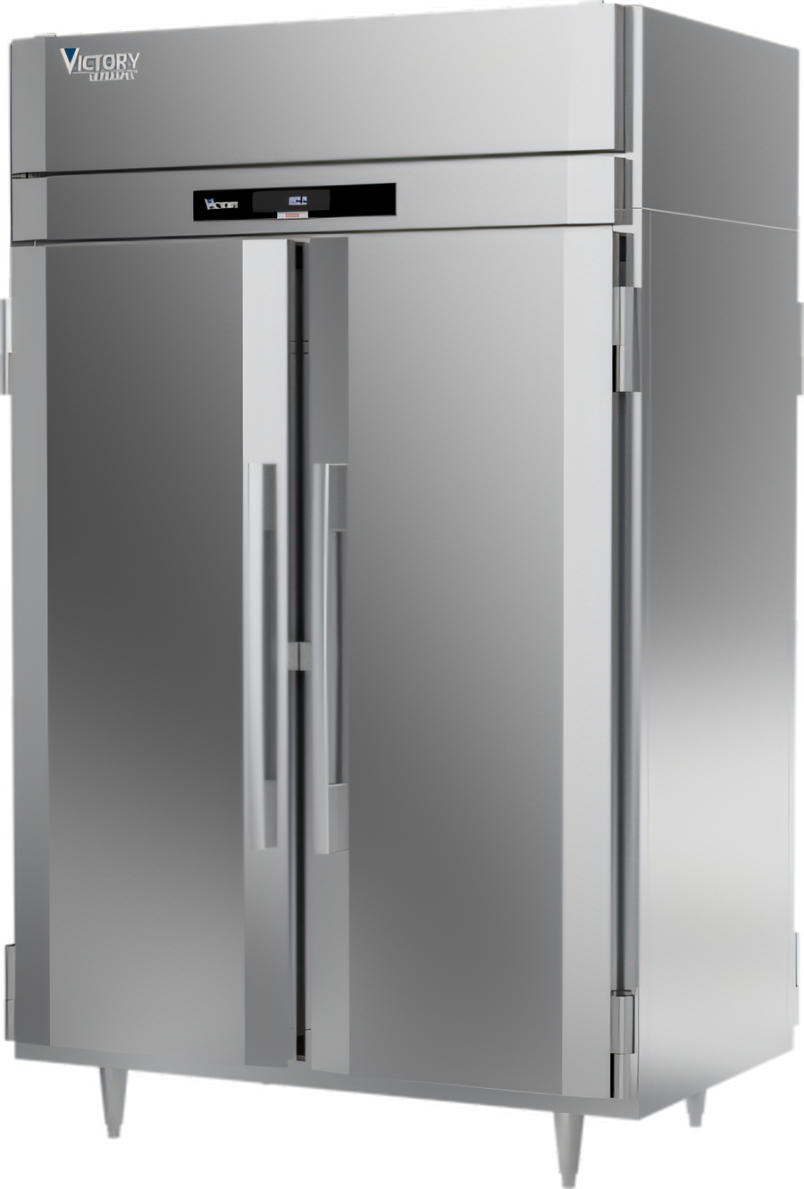 Product image #1 for Victory UltraSpec Pass-Thru Heated Holding Cabinet, 2-Section, 46.5 Cu. Ft., 4 Solid Hinged Doors