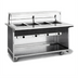 Thumbnail image #1 for Atlas Metal BLH-3 Mobile Hot Food Serving Counter with (3) Wells