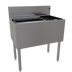 Thumbnail image #1 for Glastender 30-Inch Underbar Combo Ice Bin/Cocktail Unit with Right Bottle Well