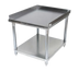 Thumbnail image #1 for BK Resources VETS-2430 Stainless Steel Equipment Stand with Galvanized Legs and Undershelf, 25 x 30 in.