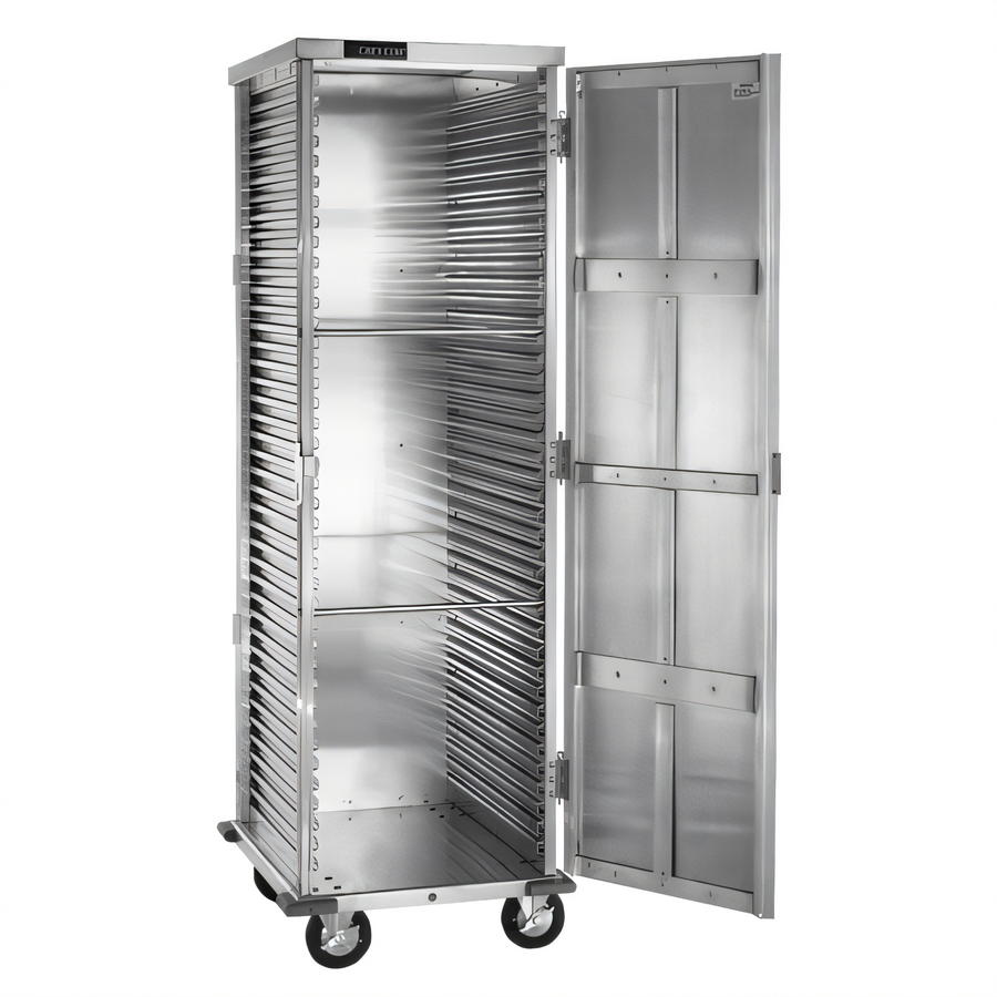 Product image #1 for Super Duty Mobile Enclosed Full-Height Sheet Pan Rack Cabinet for 18 x 26 Inch Pans, Non-Insulated, 39-Pan Capacity