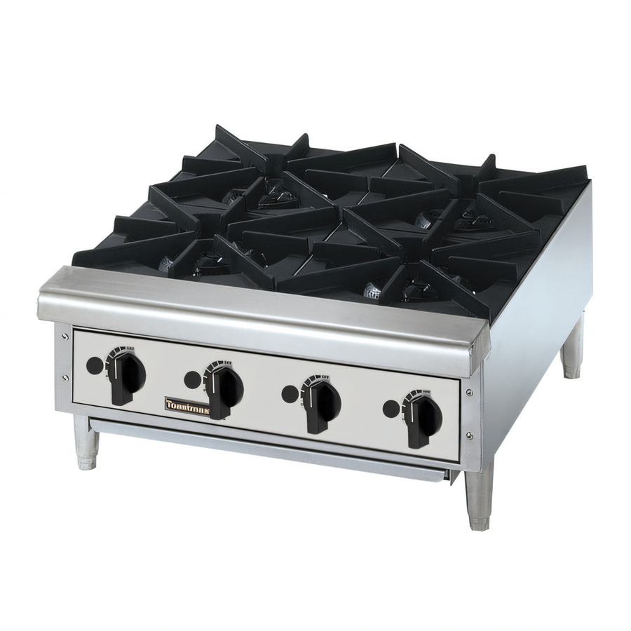 Product image #1 for Toastmaster TMHP4 24-Inch 4-Burner Manual Control Gas Countertop Hot Plate