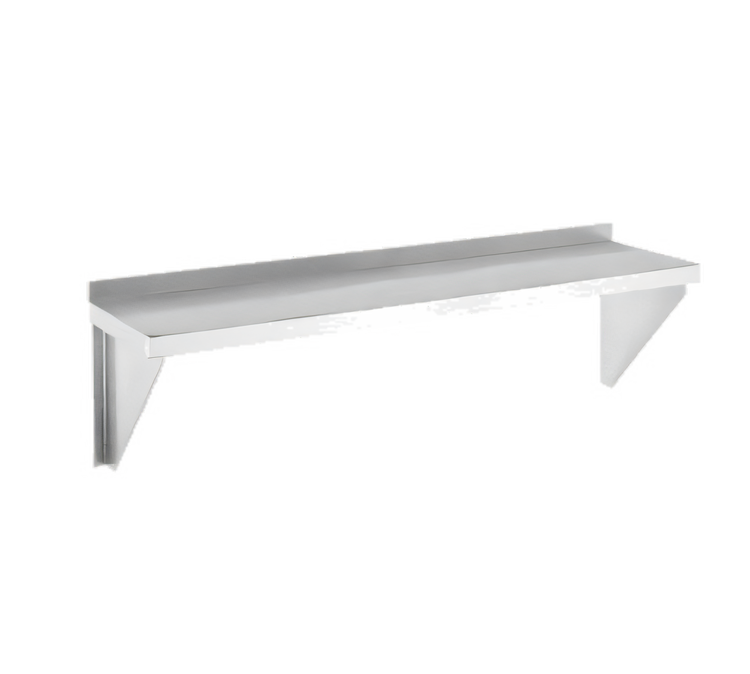Product image #1 for Channel SWS1224 Solid Knock-Down Stainless Steel Wall Shelf, 24 x 12 Inches
