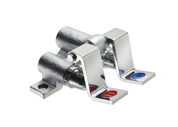 Product image #1 for Krowne Royal Series Double Pedal Self-Closing Foot Valve
