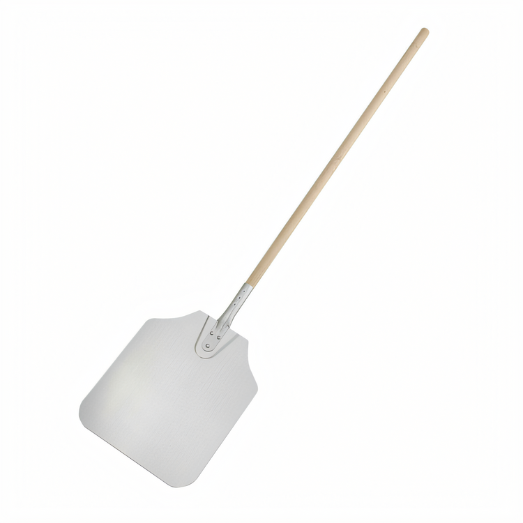 Product image #1 for Winco Rectangular Aluminum Pizza Peel with 12 x 14 Inch Blade and 52 Inch Wood Handle