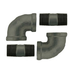 Thumbnail image #1 for Krowne C125 90° Gas Connection Elbows, 1-1/4" I.D., Canada, 2-Pack