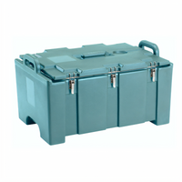 Cambro Camcarrier Top-Loading Insulated GN Food Pan Carrier, 40 Qt, Slate Blue