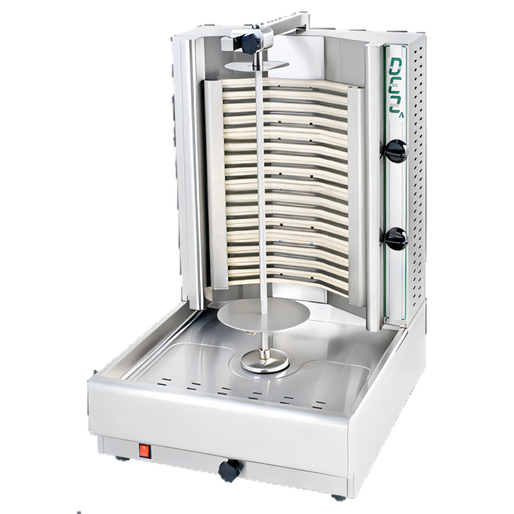 Product image #1 for Visvardis DE2A Electric Vertical Gyro Broiler, 66-100 lb Capacity, Stainless Steel